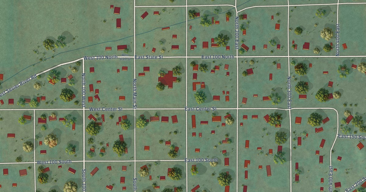 Map of Annabella, Utah in 2026
