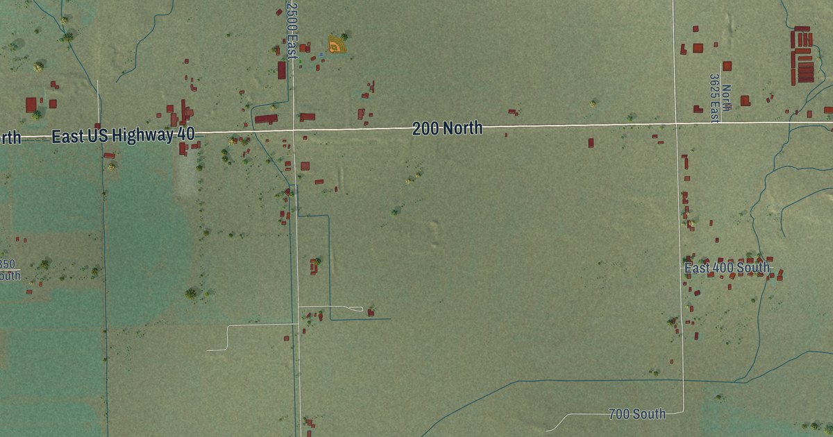 Map of Ballard, Utah in 2026
