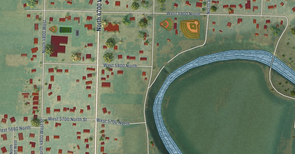 Map of Bear River City, Utah in 2026