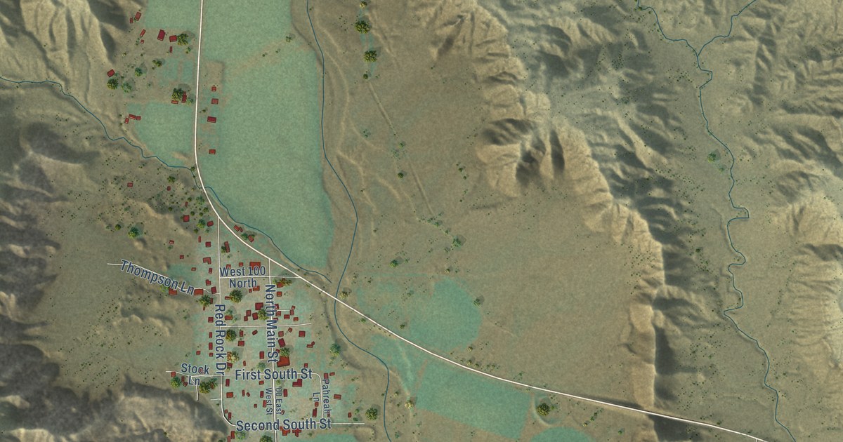 Map of Cannonville, Utah in 2026