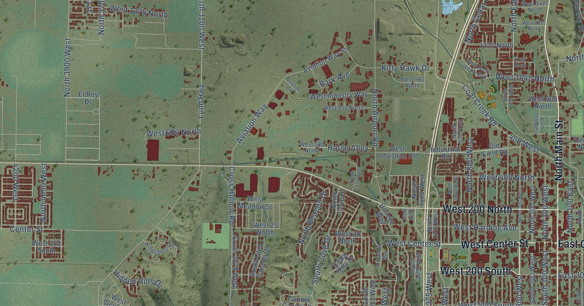 Map of Cedar City, Utah in 2026