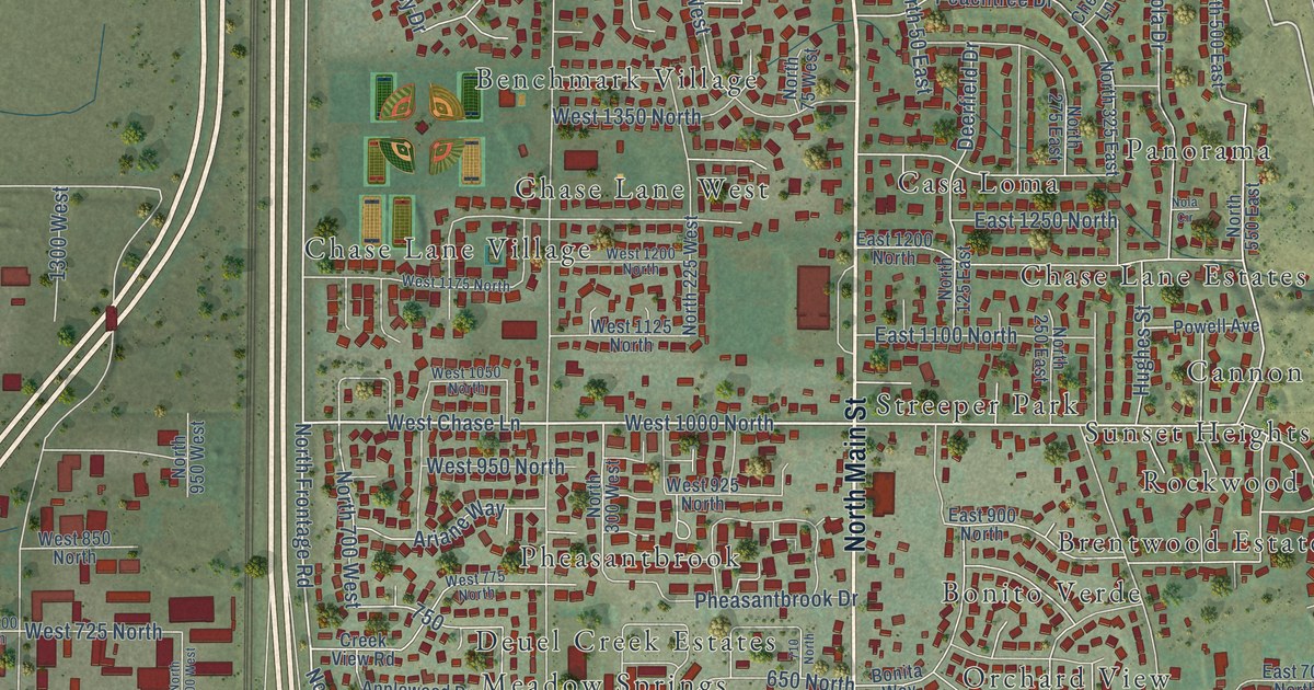 Map of Centerville, Utah in 2026