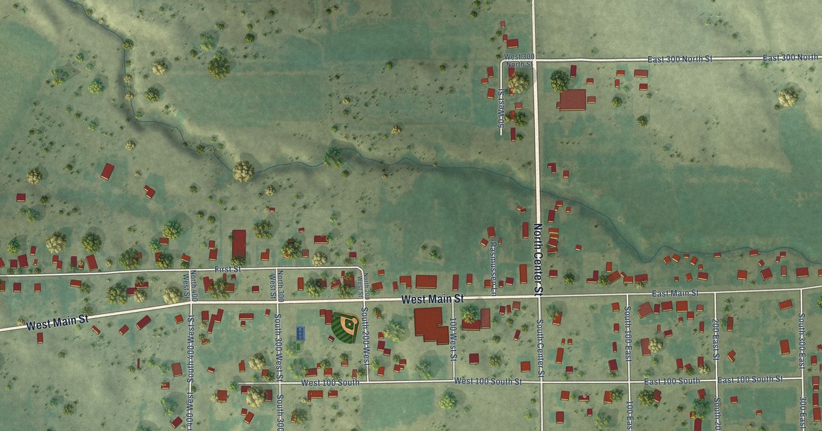 Map of Cleveland, Utah in 2026