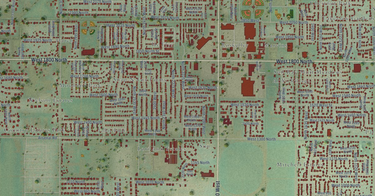 Map of Clinton, Utah in 2026