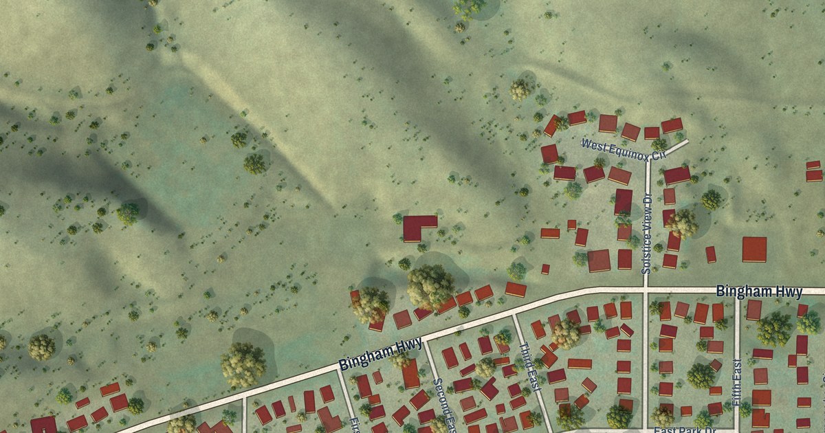 Map of Copperton, Utah in 2026