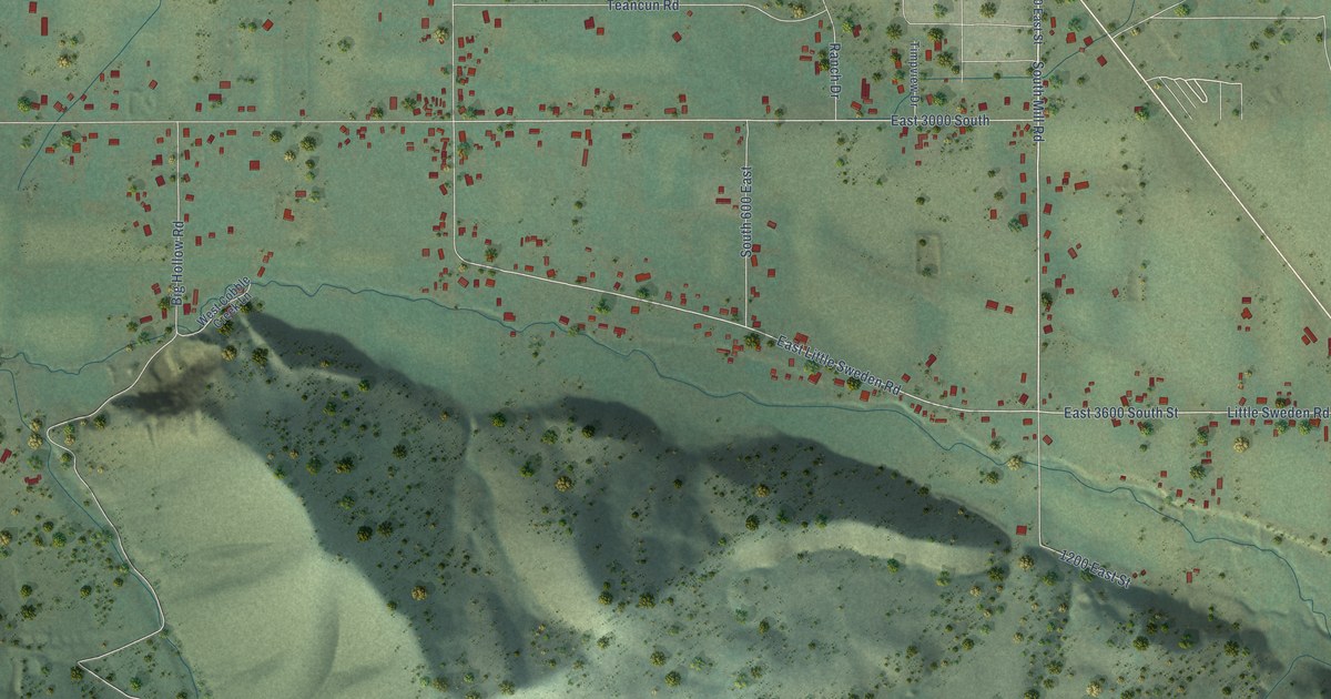 Map of Daniel, Utah in 2026