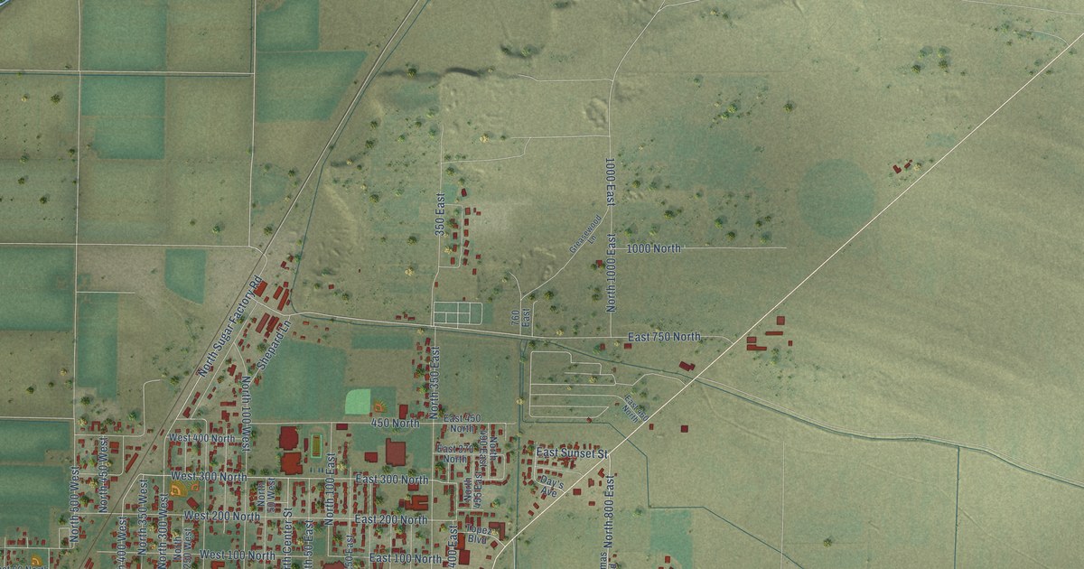 Map of Delta, Utah in 2026