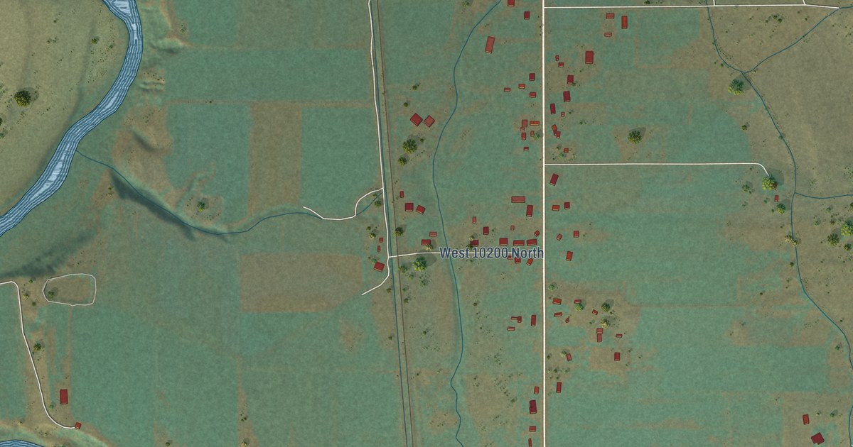 Map of Deweyville, Utah in 2026