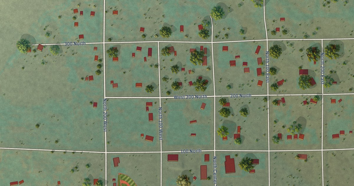 Map of Emery, Utah in 2026