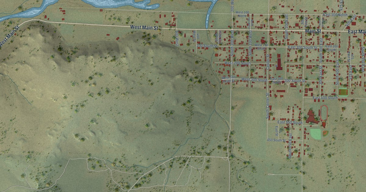 Map of Enterprise, Utah in 2026