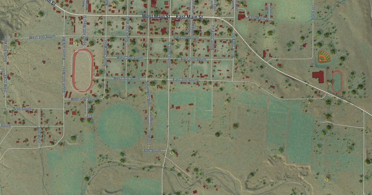 Map of Escalante, Utah in 2026