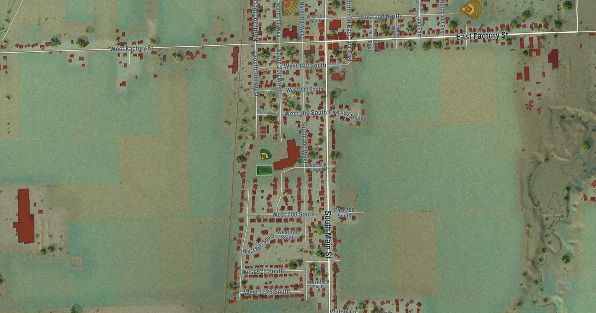 Map of Garland, Utah in 2026