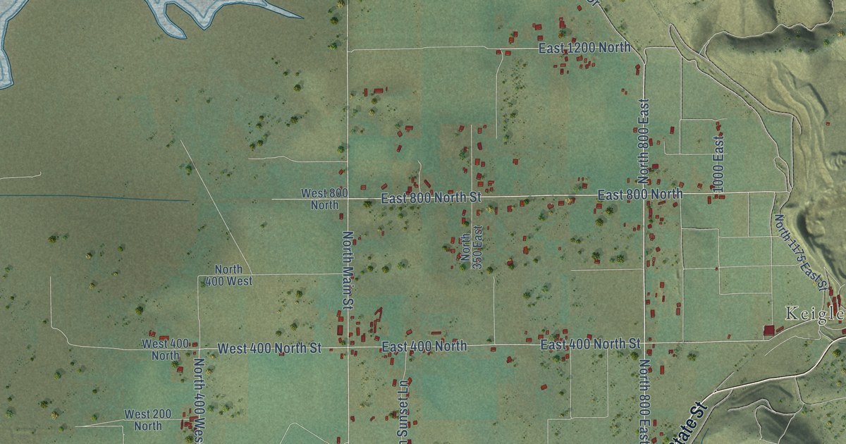 Map of Genola, Utah in 2026