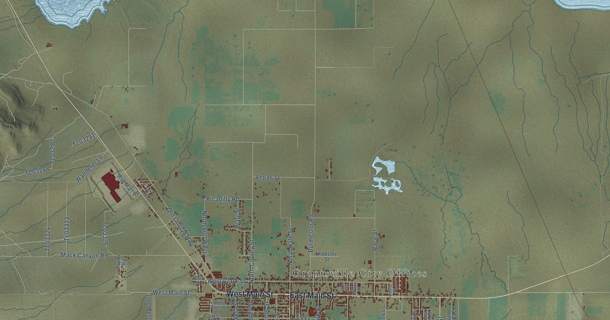 Map of Grantsville, Utah in 2026