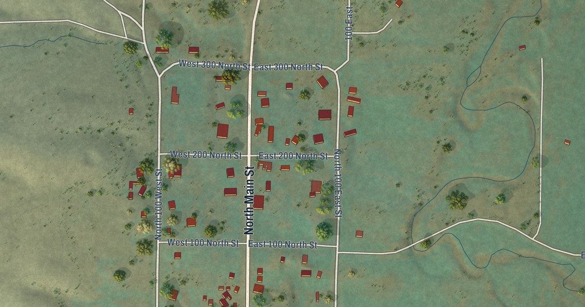 Map of Hatch, Utah in 2026