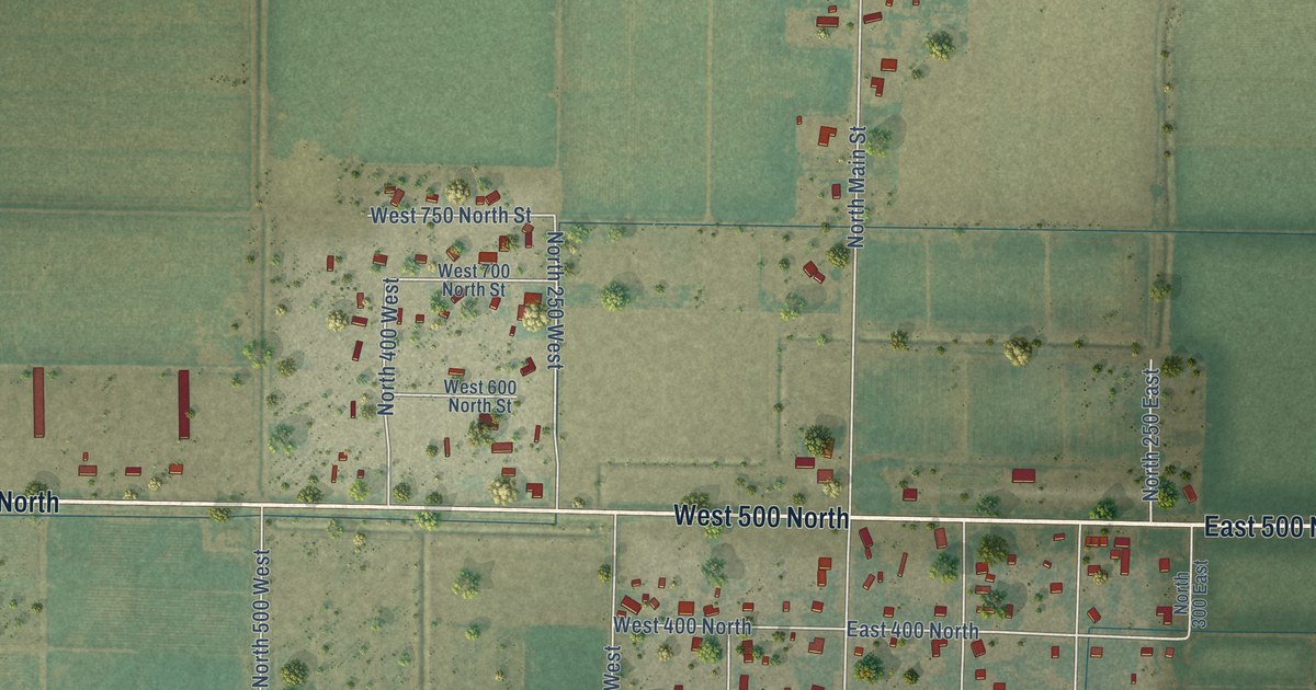 Map of Hinckley, Utah in 2026