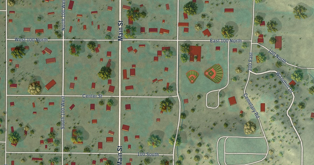 Map of Holden, Utah in 2026