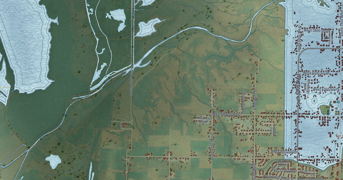 Map of Hooper, Utah in 2026