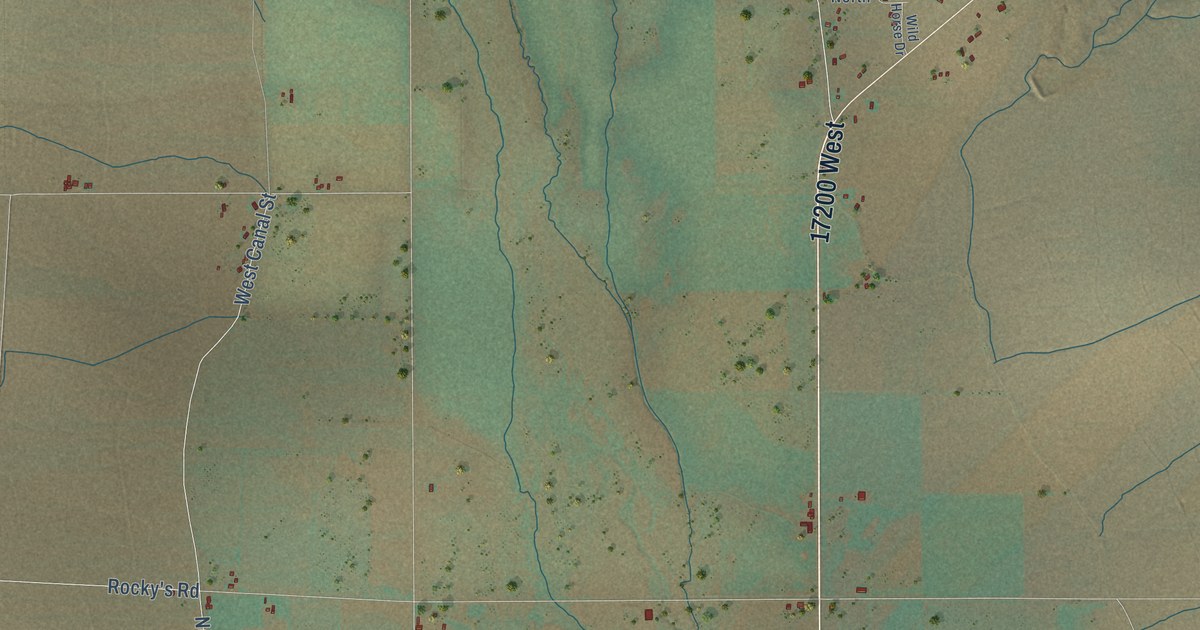 Map of Howell, Utah in 2026