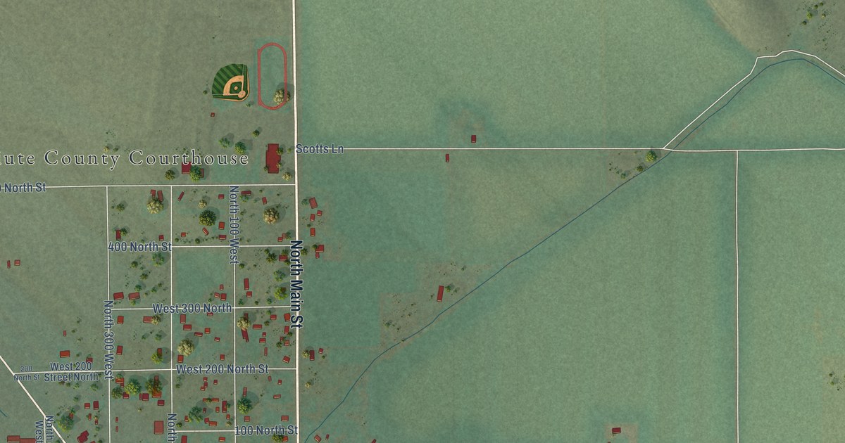 Map of Junction, Utah in 2026