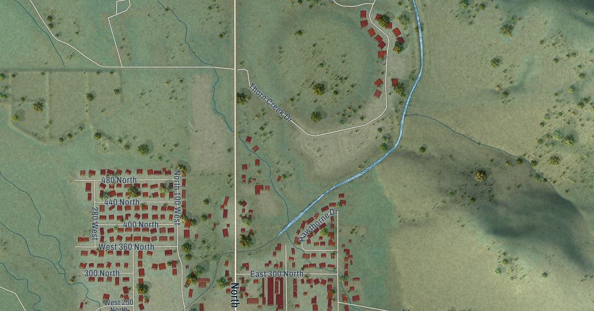 Map of Kamas, Utah in 2026