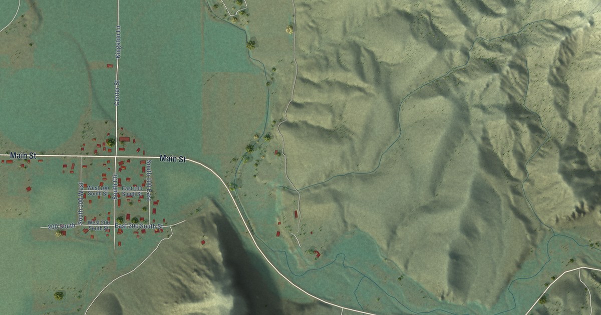 Map of Kingston, Utah in 2026