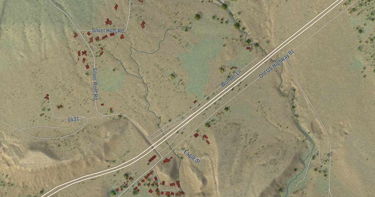 Map of Leeds, Utah in 2026
