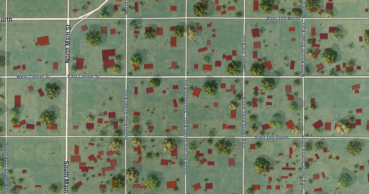 Map of Levan, Utah in 2026