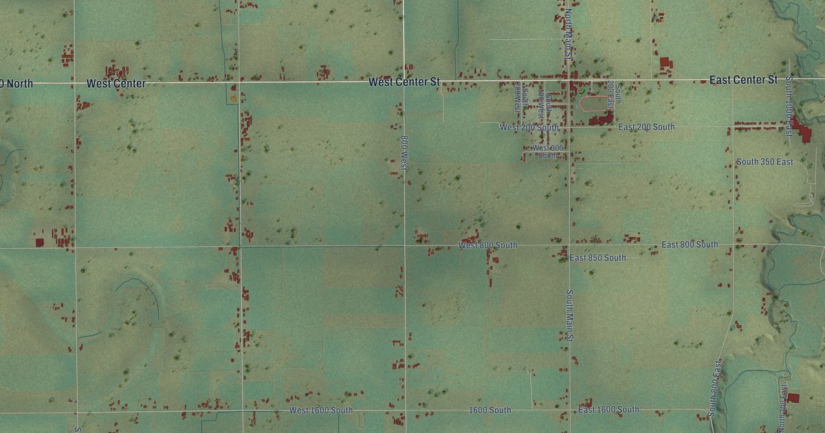 Map of Lewiston, Utah in 2026