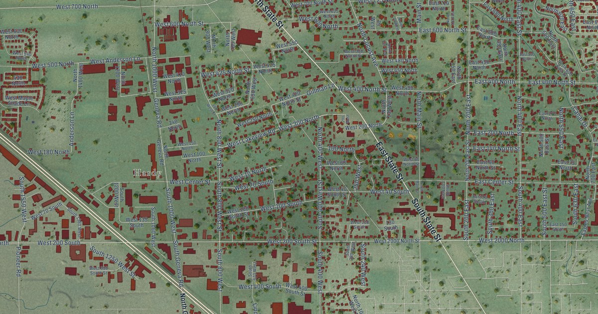 Map of Lindon, Utah in 2026