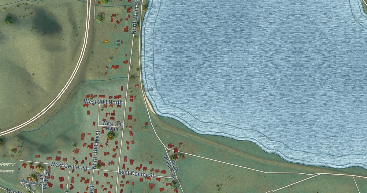 Map of Mantua, Utah in 2026