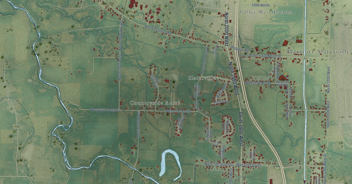 Map of Marriott-Slaterville, Utah in 2026