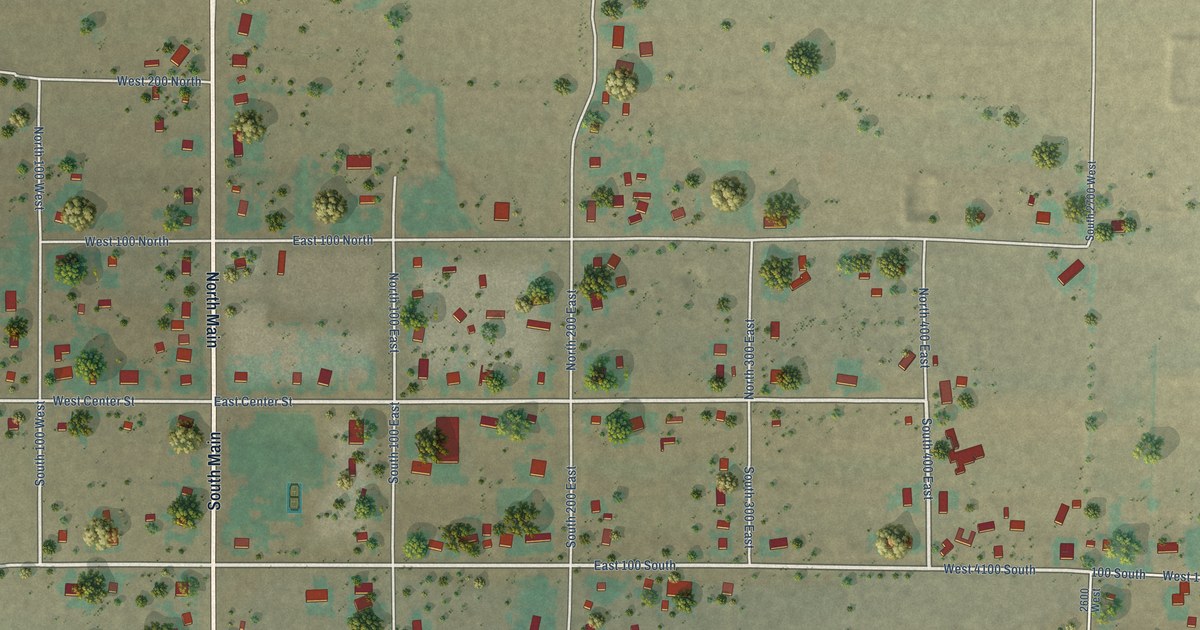 Map of Meadow, Utah in 2026