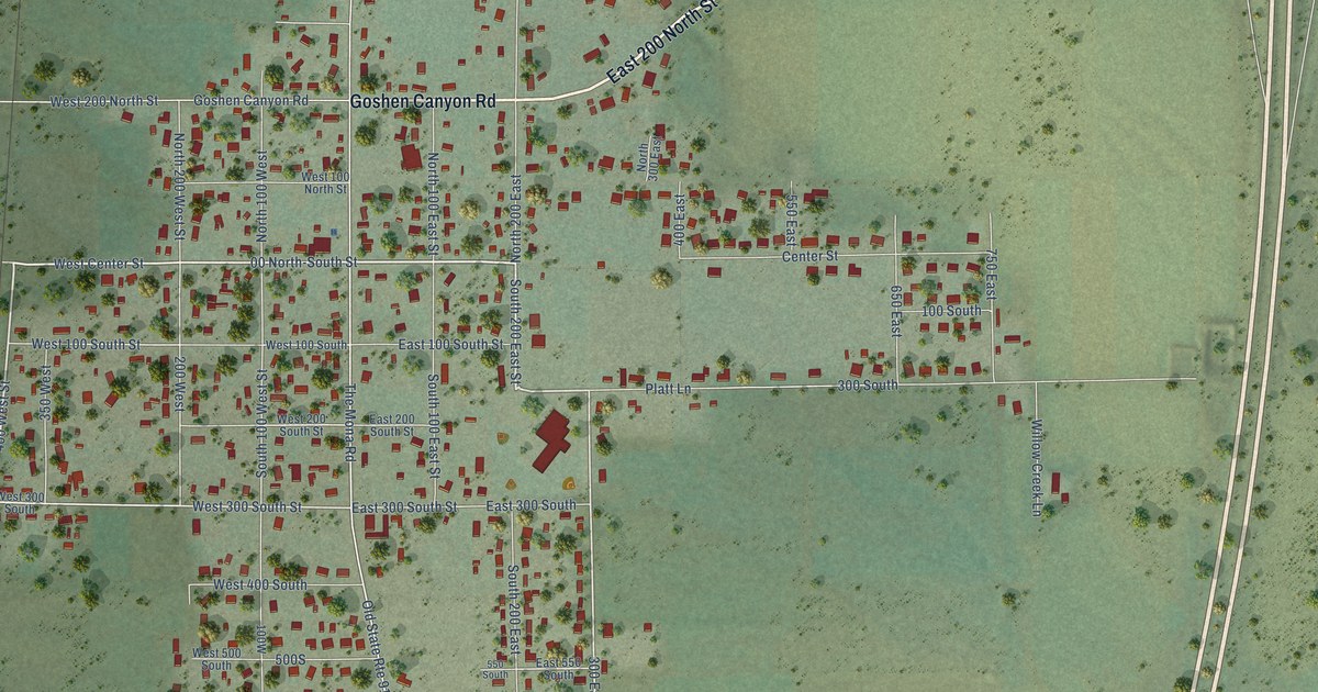 Map of Mona, Utah in 2026