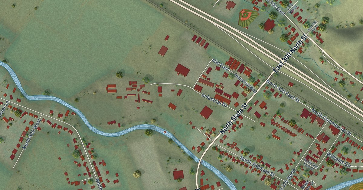 Map of Morgan, Utah in 2026