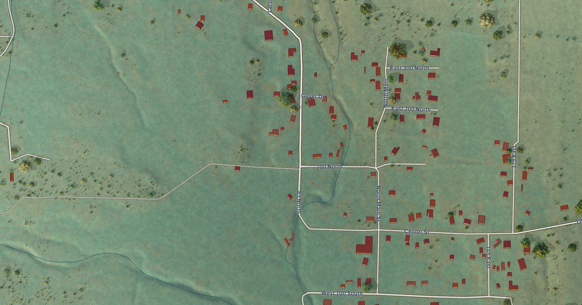 Map of New Harmony, Utah in 2026