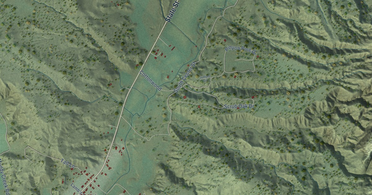 Map of Orderville, Utah in 2026