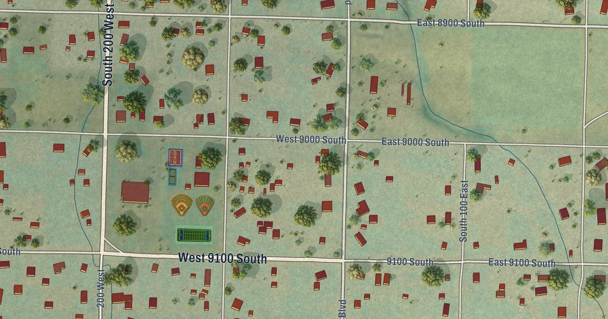 Map of Paradise, Utah in 2026