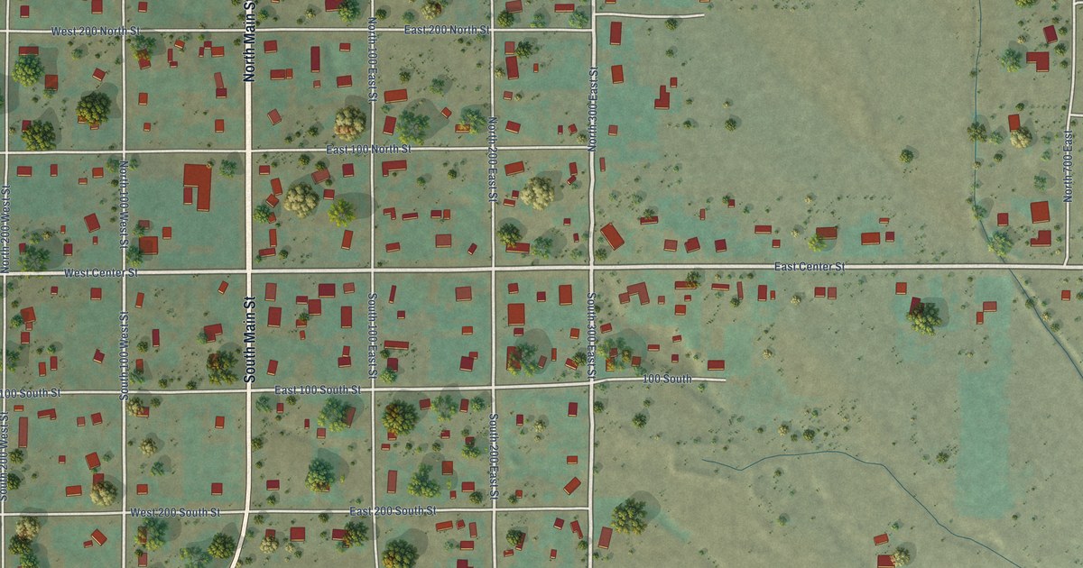 Map of Paragonah, Utah in 2026