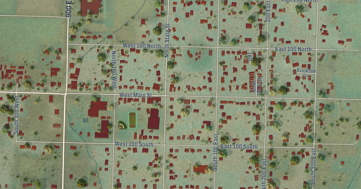 Map of Richmond, Utah in 2026
