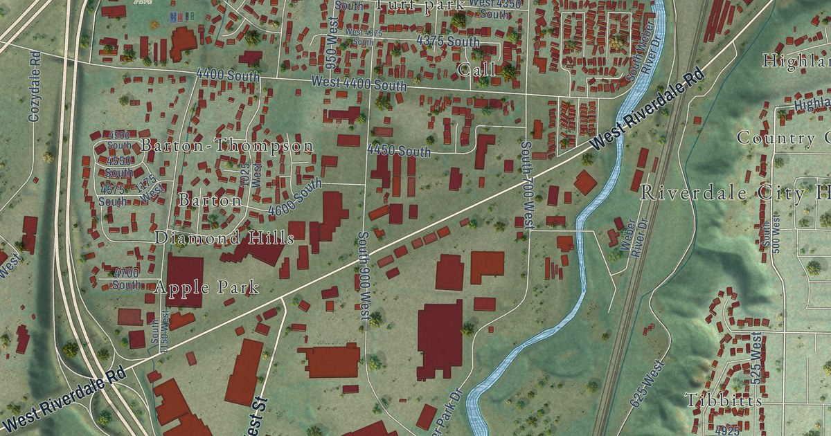 Map of Riverdale, Utah in 2026