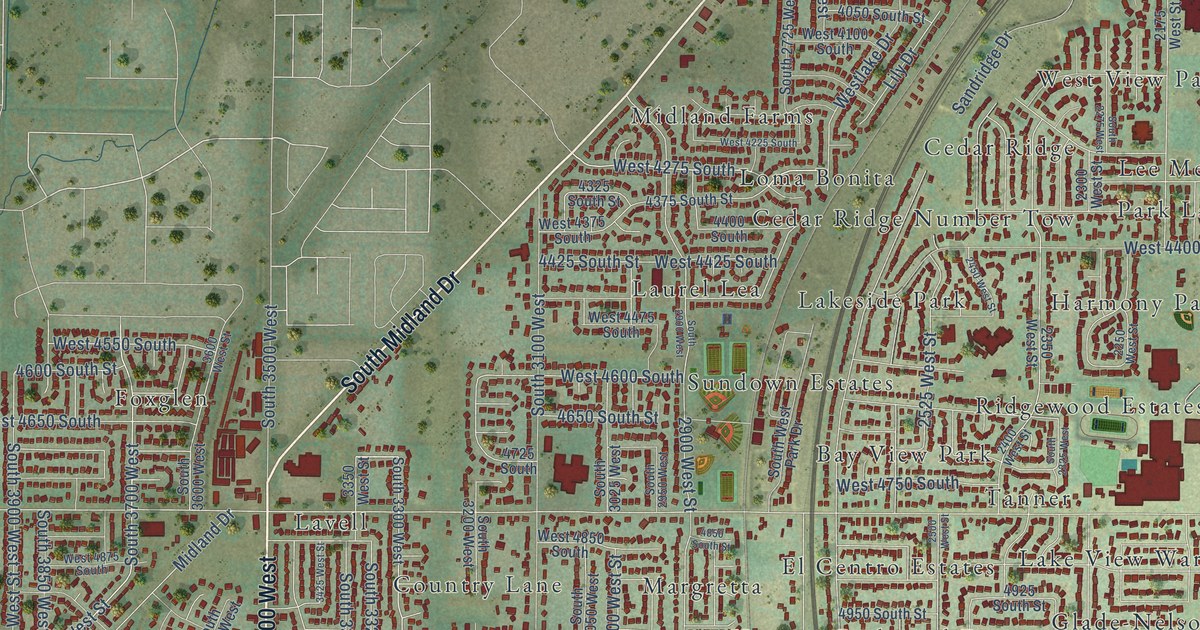 Map of Roy, Utah in 2026