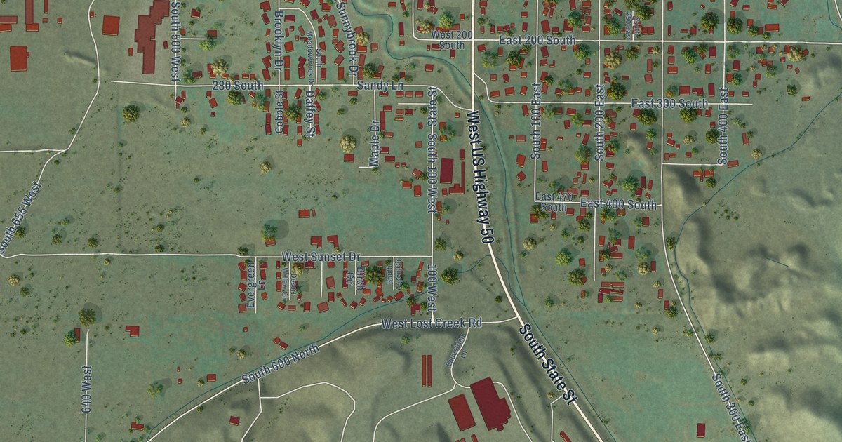Map of Salina, Utah in 2026