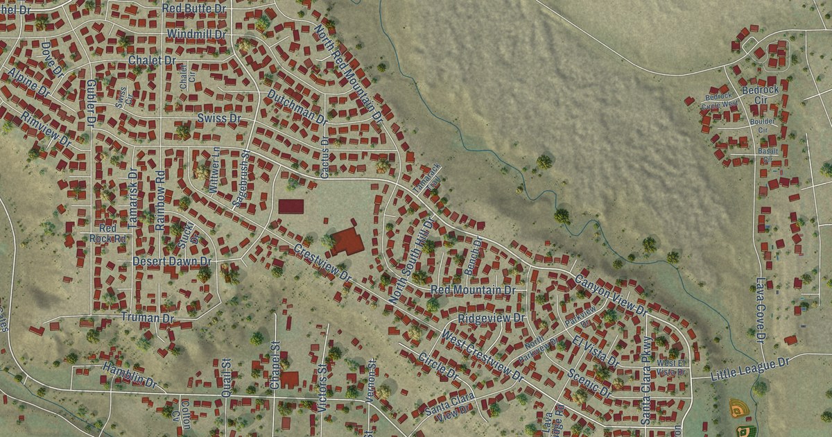 Map of Santa Clara, Utah in 2026