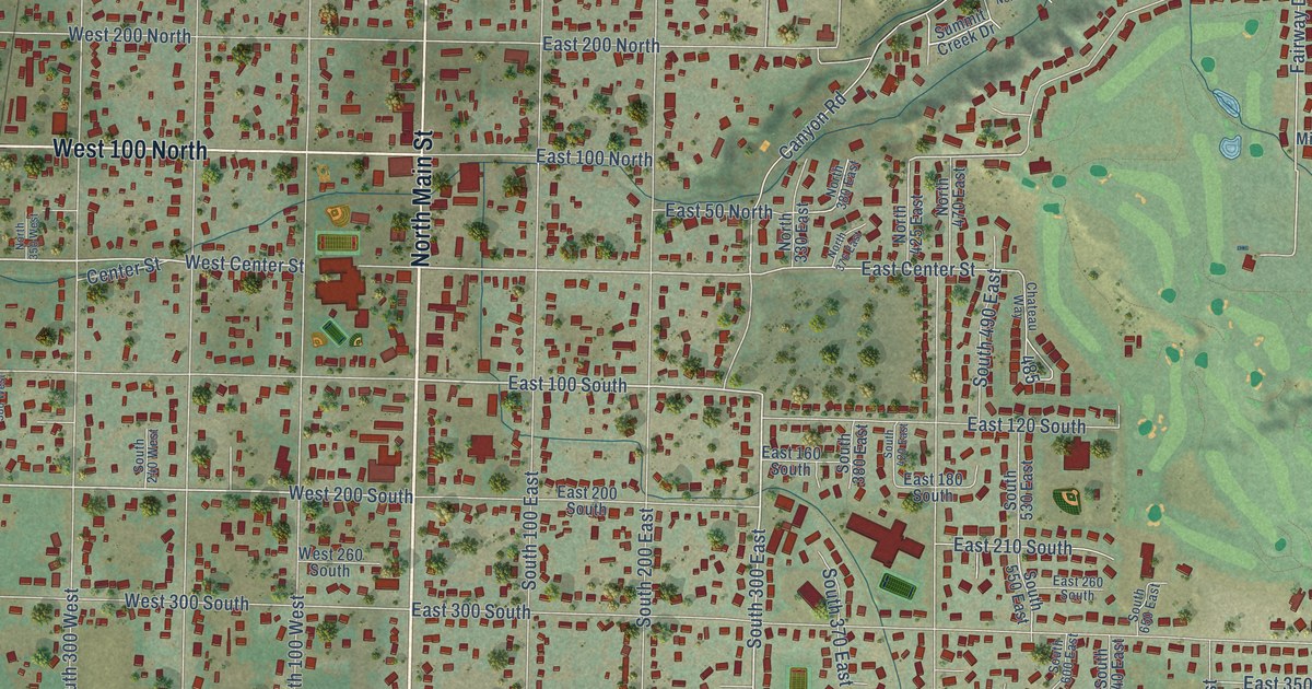 Map of Smithfield, Utah in 2026