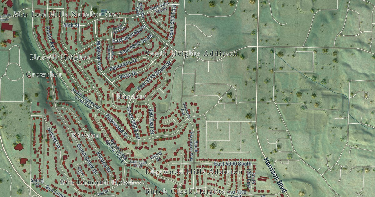 Map of South Ogden, Utah in 2026