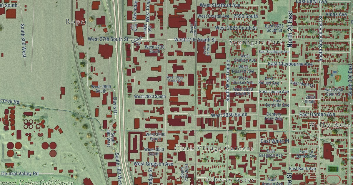 Map of South Salt Lake, Utah in 2026