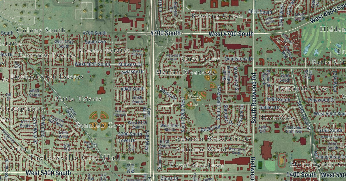 Map of Taylorsville, Utah in 2026