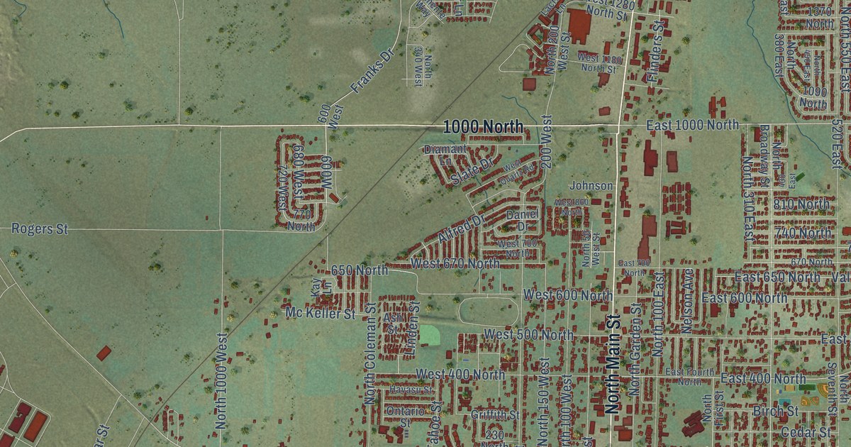Map of Tooele, Utah in 2026