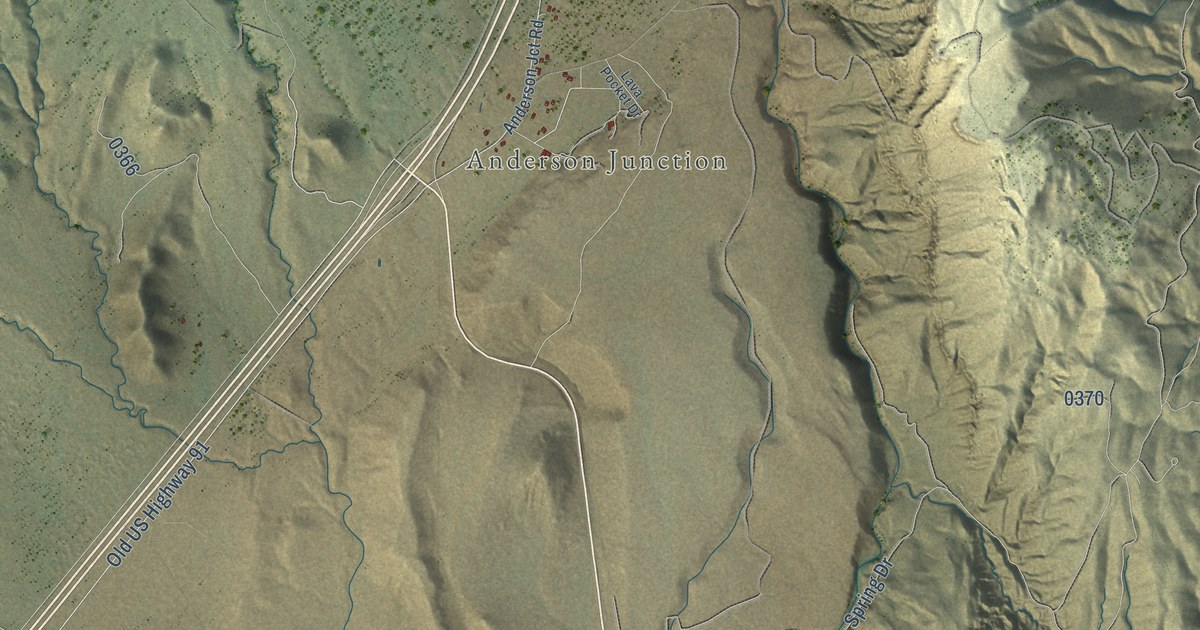 Map of Toquerville, Utah in 2026